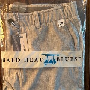 Men’s Bald Head Blues Grey Shorts